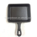pre-seasoned cast iron square fry pan mini skillet